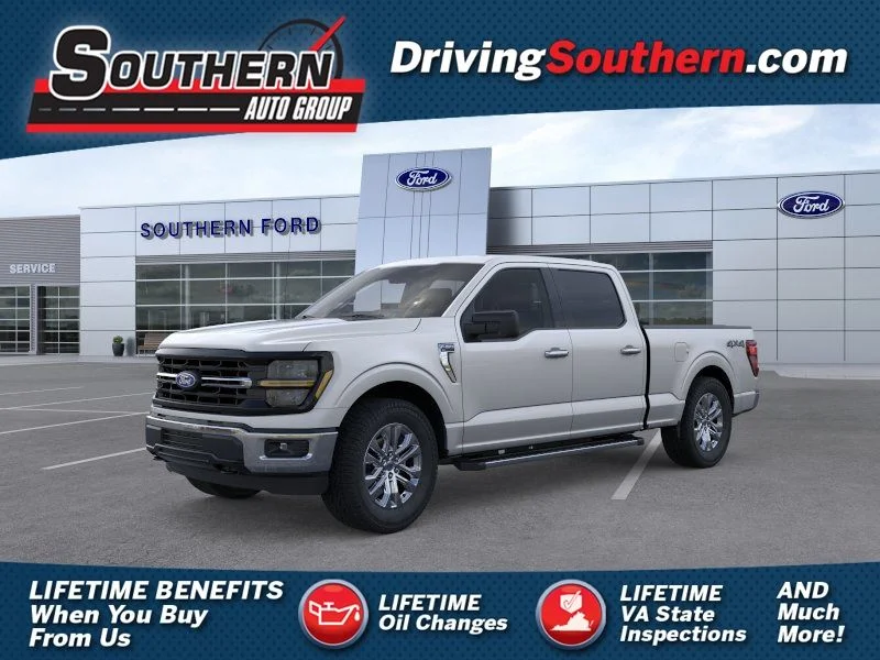 New 2026 Iconic Silver Metallic Ford XLT image 1