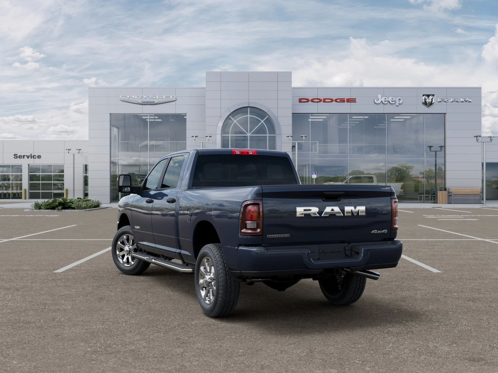 New 2026 Forged Blue Metallic Exterior Paint RAM Big Horn image 38