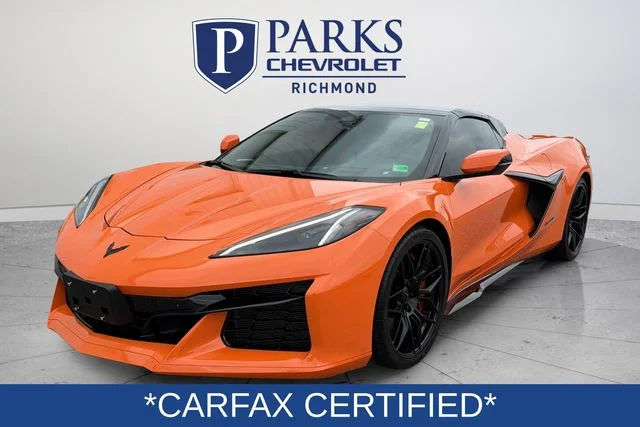 Certified Used 2024 Orange Chevrolet Z06 image 3