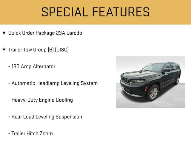 Used 2023 Black Jeep Laredo 4x4 image 6