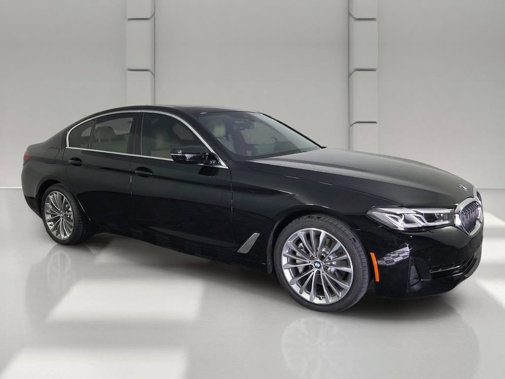 Certified Used 2023 Jet Black BMW 530i image 2