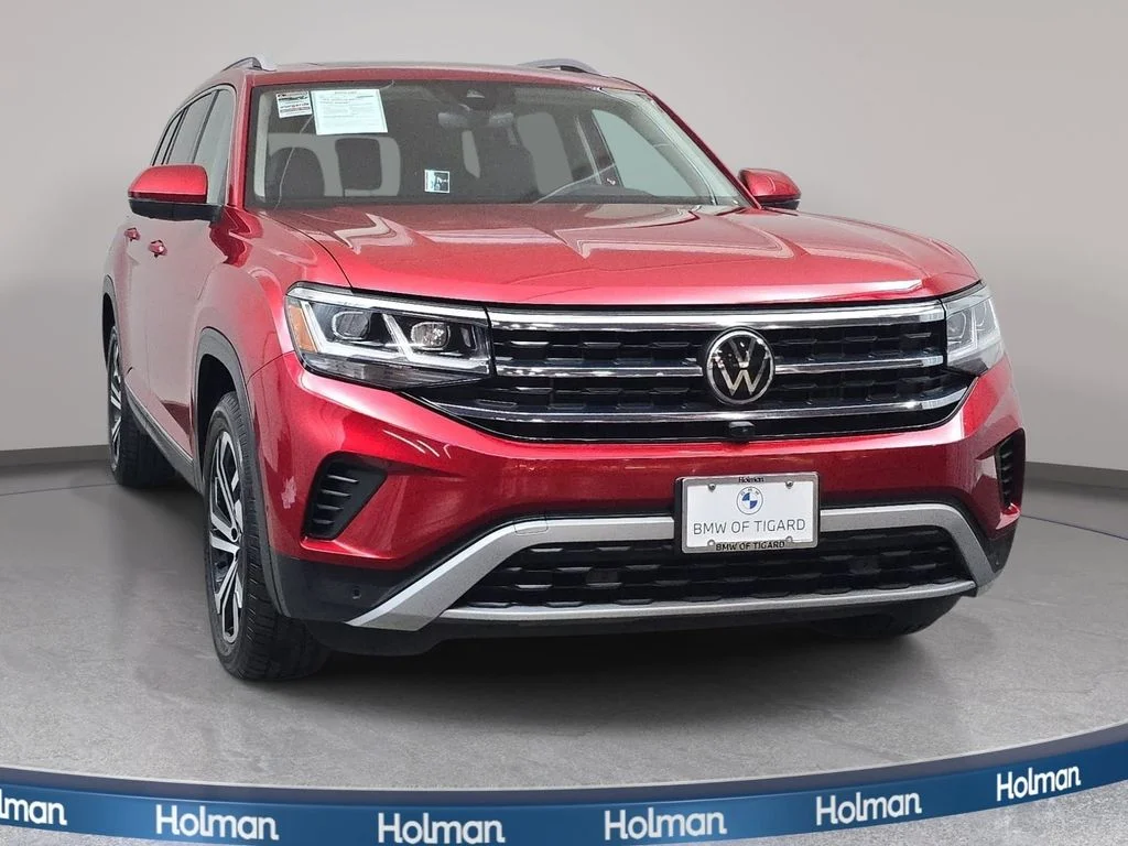 Used 2021 Aurora Red Metallic Volkswagen SEL Premium image 3