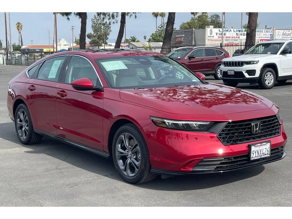 Certified Used 2026 Radiant Red Metallic Honda EX-L Hybrid image 64