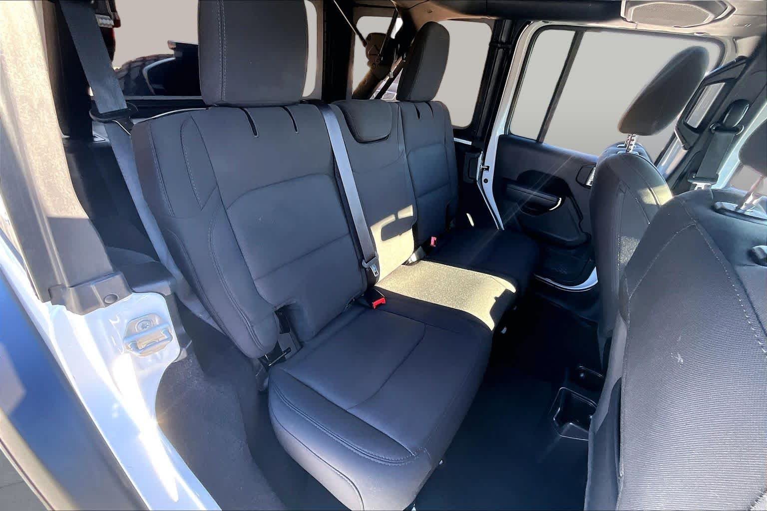 Used 2022 Bright White Clearcoat Jeep Unlimited Willys image 19