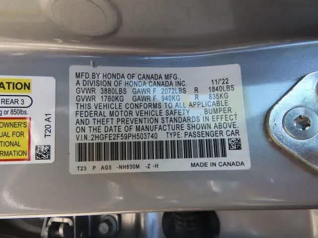 Certified Used 2023 Lunar Silver Metallic Honda Sport image 25