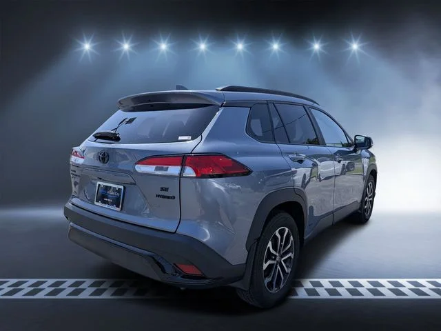 Used 2023 Celestite Toyota Hybrid SE image 3