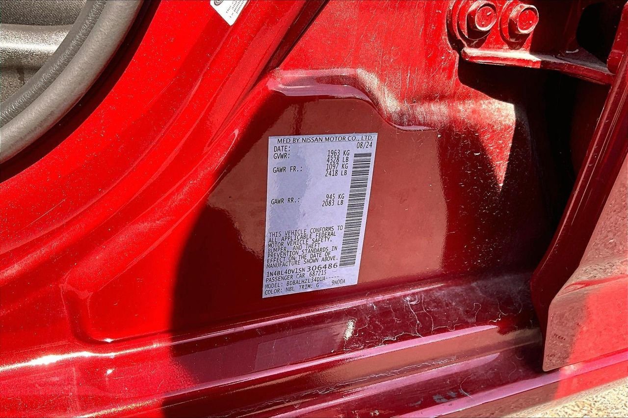 Used 2025 Scarlet Ember Nissan SV FWD image 3