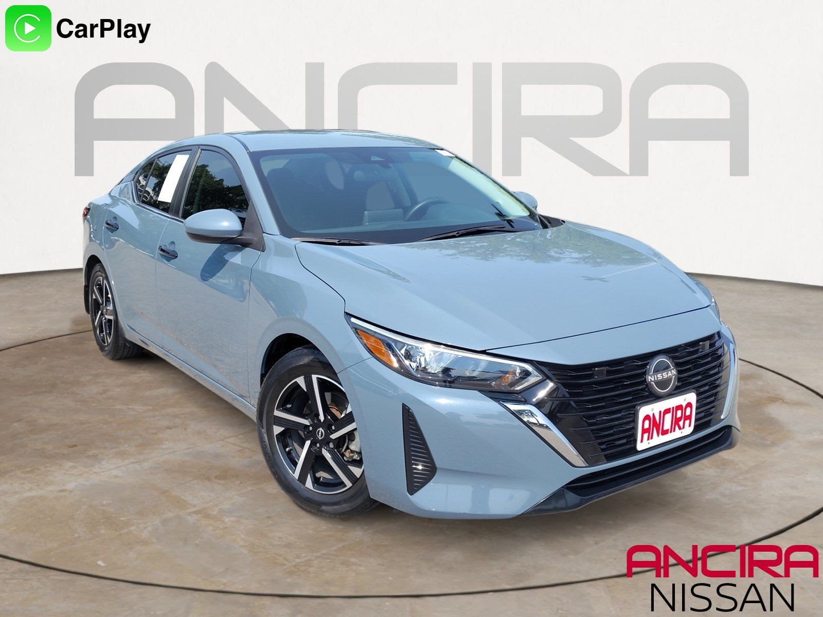 Used 2024 Atlantic Gray Metallic Nissan SV image 1