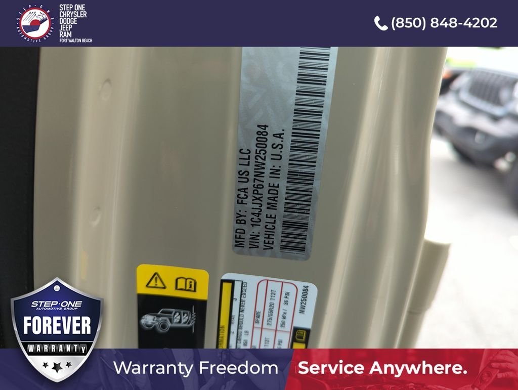 Used 2022 Beige Jeep Unlimited Sahara 4xe image 36