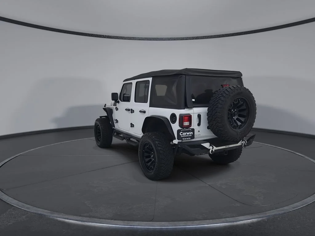 Used 2018 White Jeep Unlimited Sport image 12