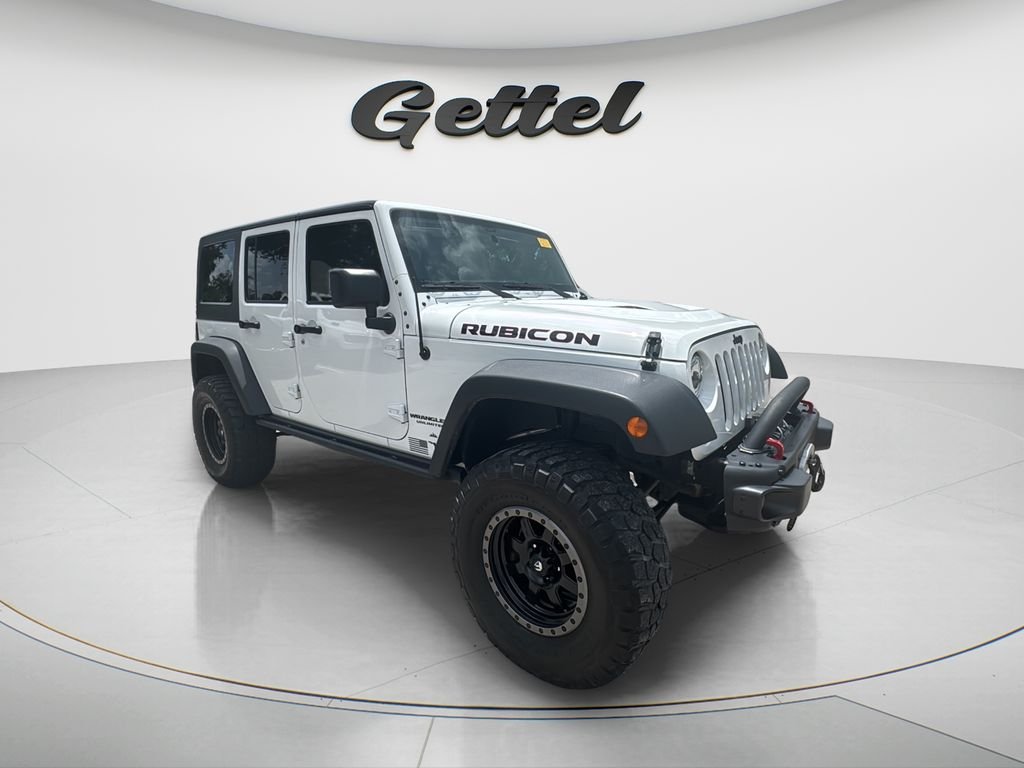 Used 2016 White Jeep Unlimited Rubicon image 3