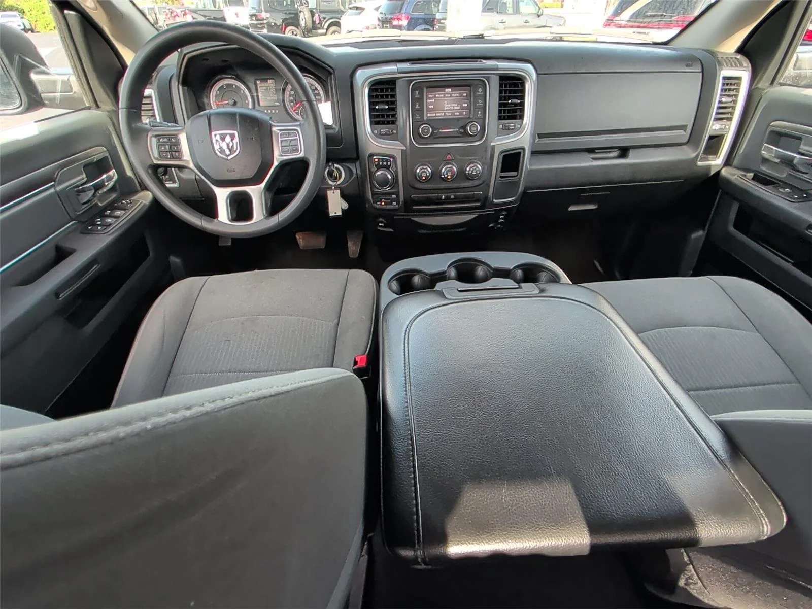 Used 2024 Diamond Black Crystal Pearlcoat Ram SLT image 27