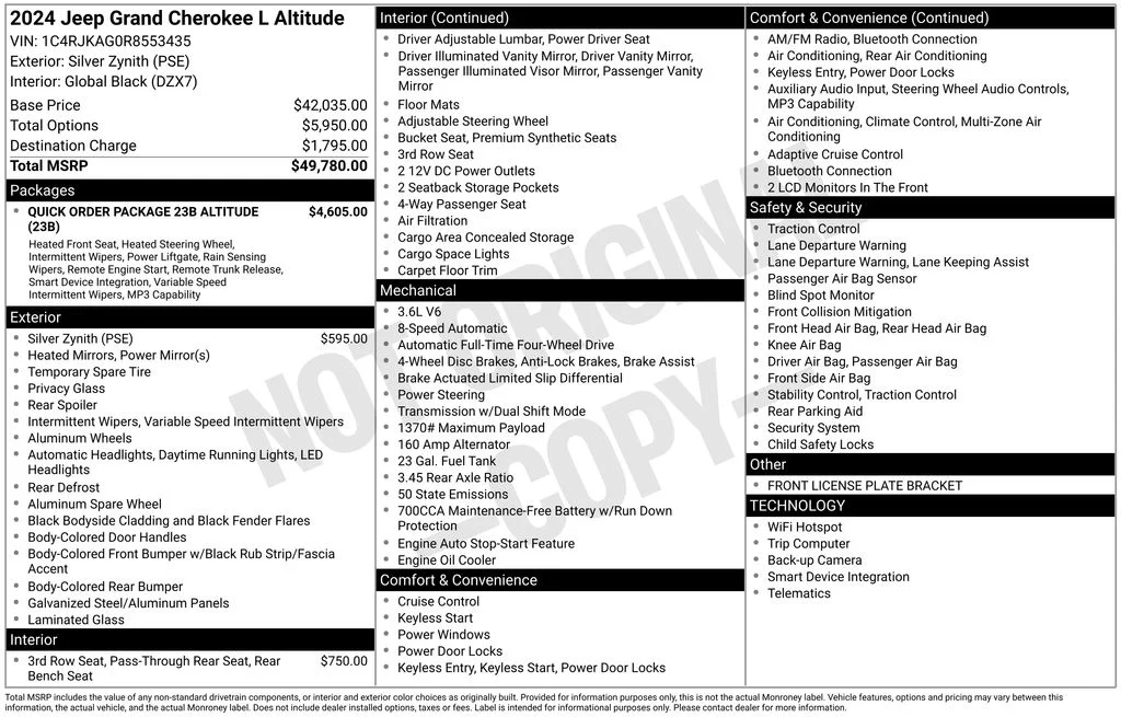 Used 2024 Silver Jeep Altitude image 42