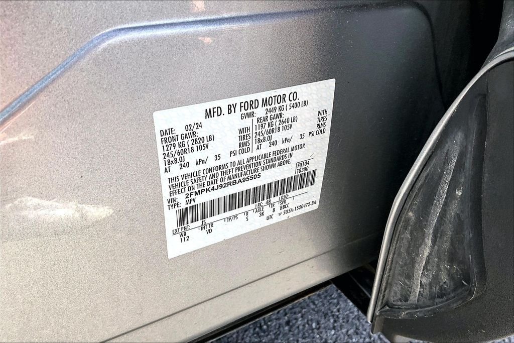 Used 2024 Silver Metallic Ford SEL image 35