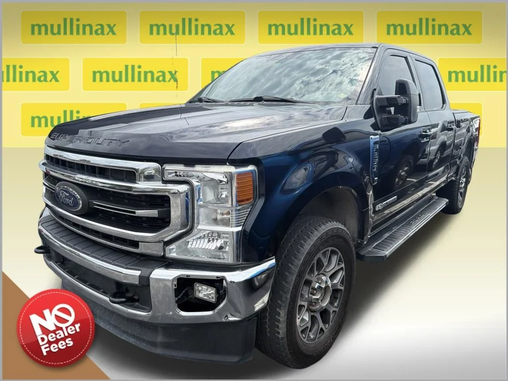 Used 2021 Blue Ford Lariat image 1