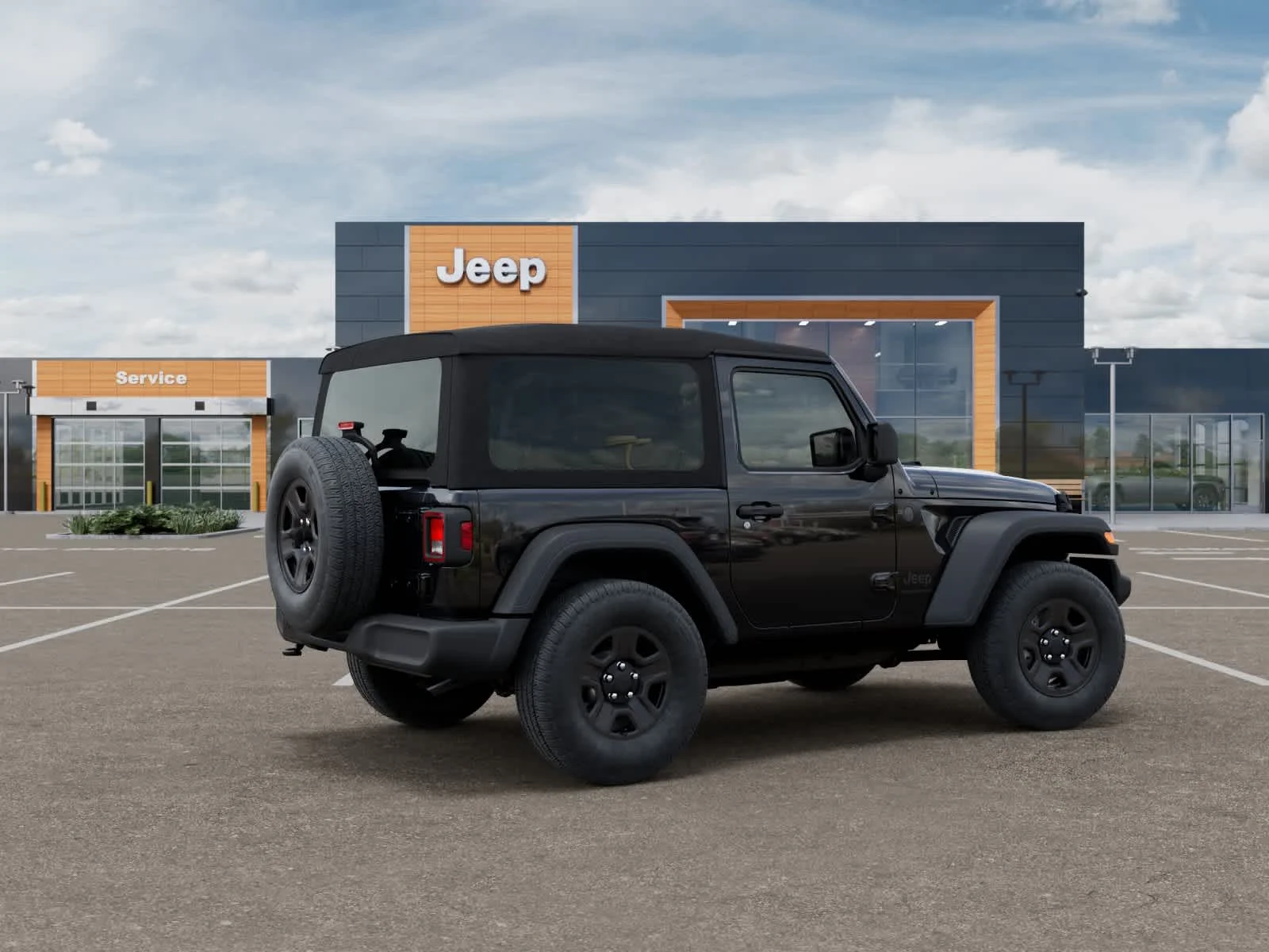 New 2026 Black Clearcoat Jeep Sport image 4