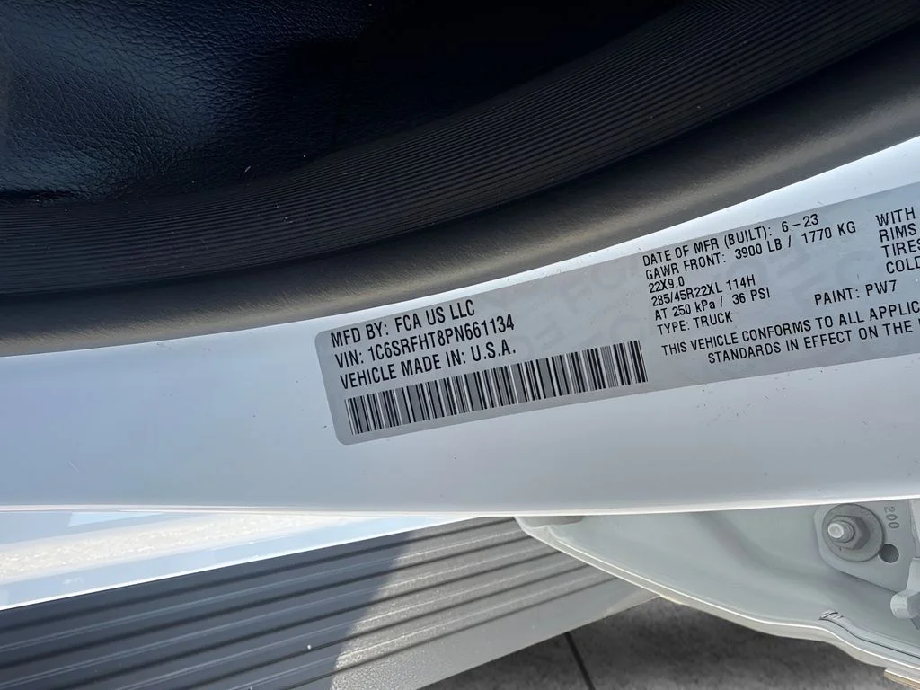 Used 2023 White Ram Limited image 33