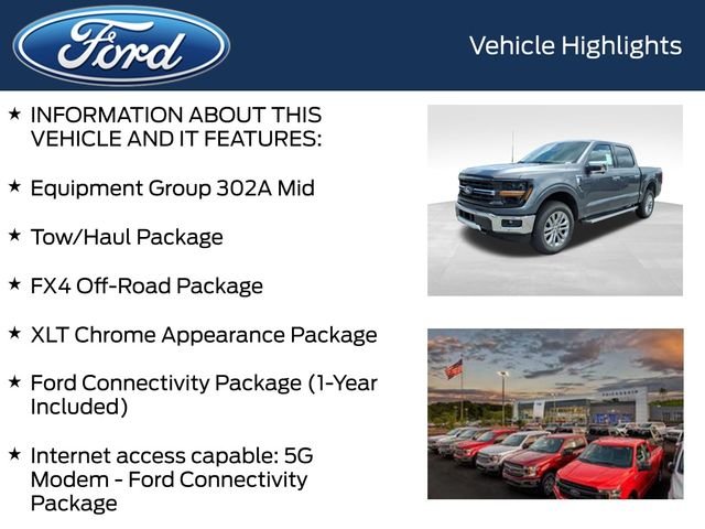 New 2026 Carbonized Gray Metallic Ford XLT image 4
