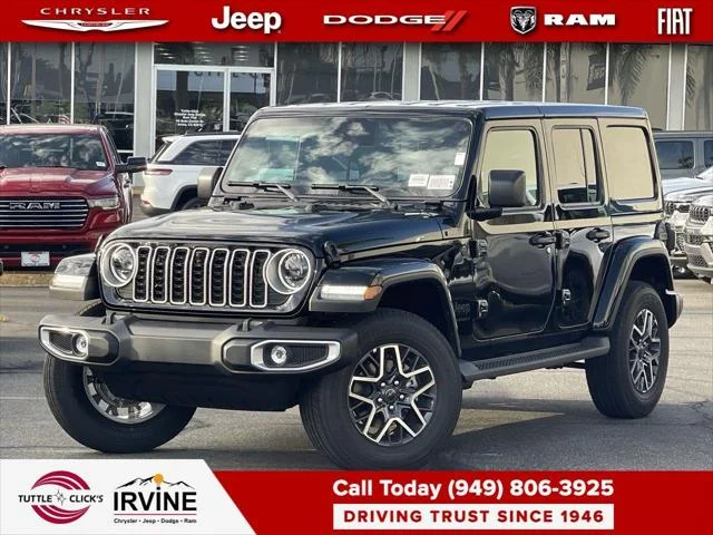 New 2026 Black Clear-Coat Exterior Paint Jeep Sahara image 1