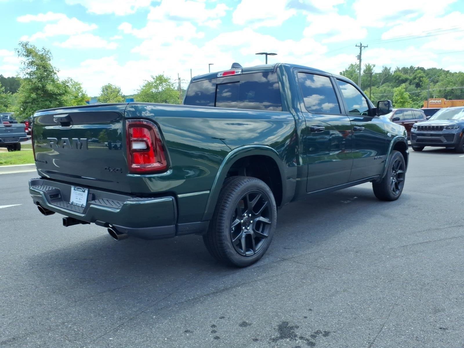 New 2026 Serrano-Green Metallic Exterior Paint RAM Laramie image 2