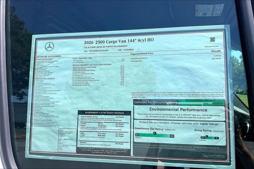 New 2026 Arctic White Mercedes-Benz Cargo 144 WB image 11