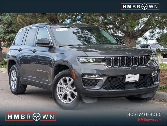 Used 2022 Gray Metallic Jeep Limited image 1