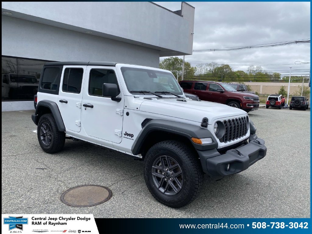 Certified Used 2025 White Jeep Sport S image 1