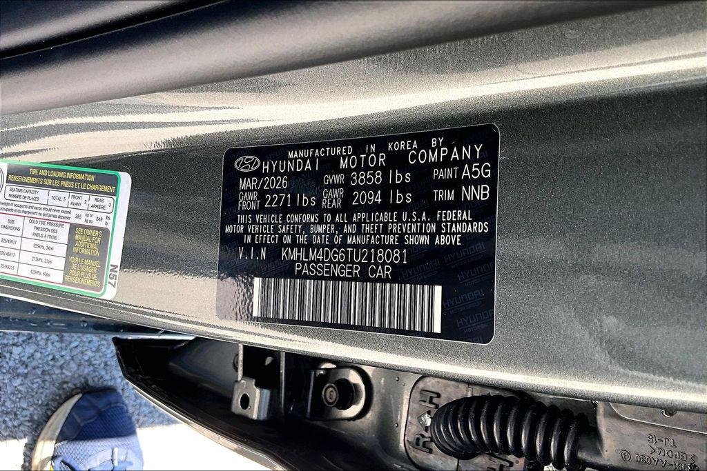 New 2026 Amazon Gray Hyundai SEL Sport image 15