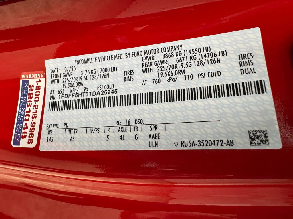 New 2026 Race Red Ford F-550® XL image 32