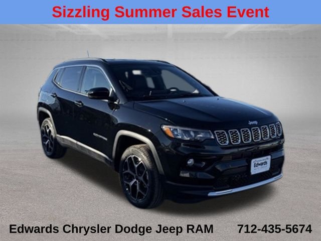 New 2026 Diamond Black Crystal Pearlcoat Jeep Limited image 1
