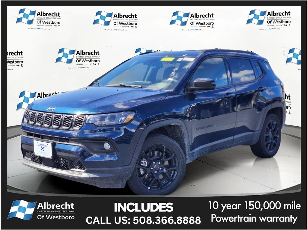 New 2026 Fathom Blue Pearl Coat Jeep Latitude image 1