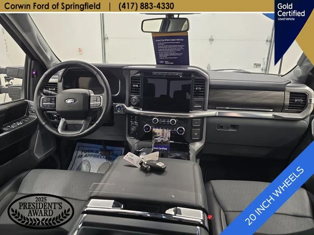 Certified Used 2024 Atlas Blue Metallic Ford Lariat image 14