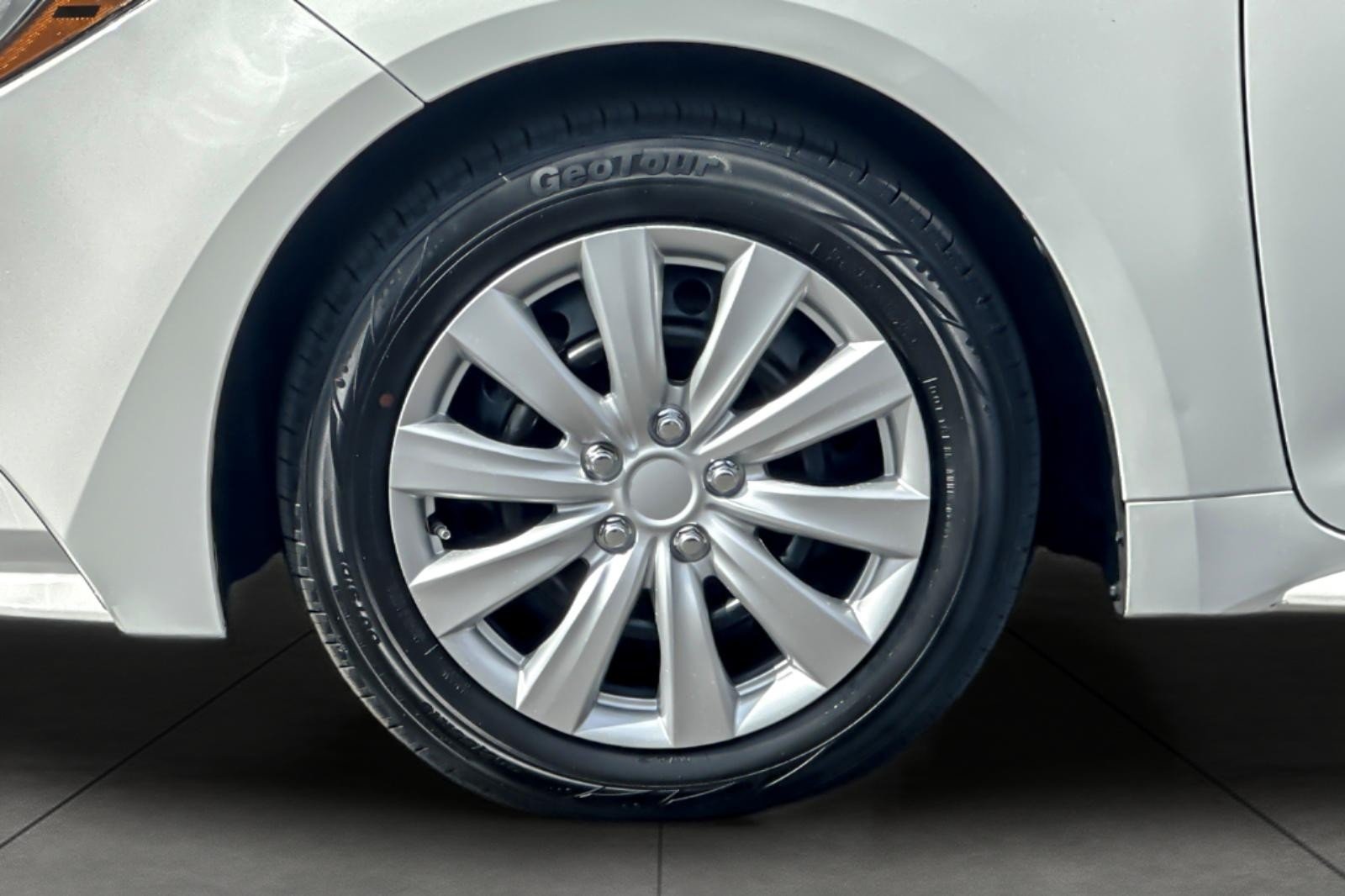 Certified Used 2021 Super White Toyota LE image 23