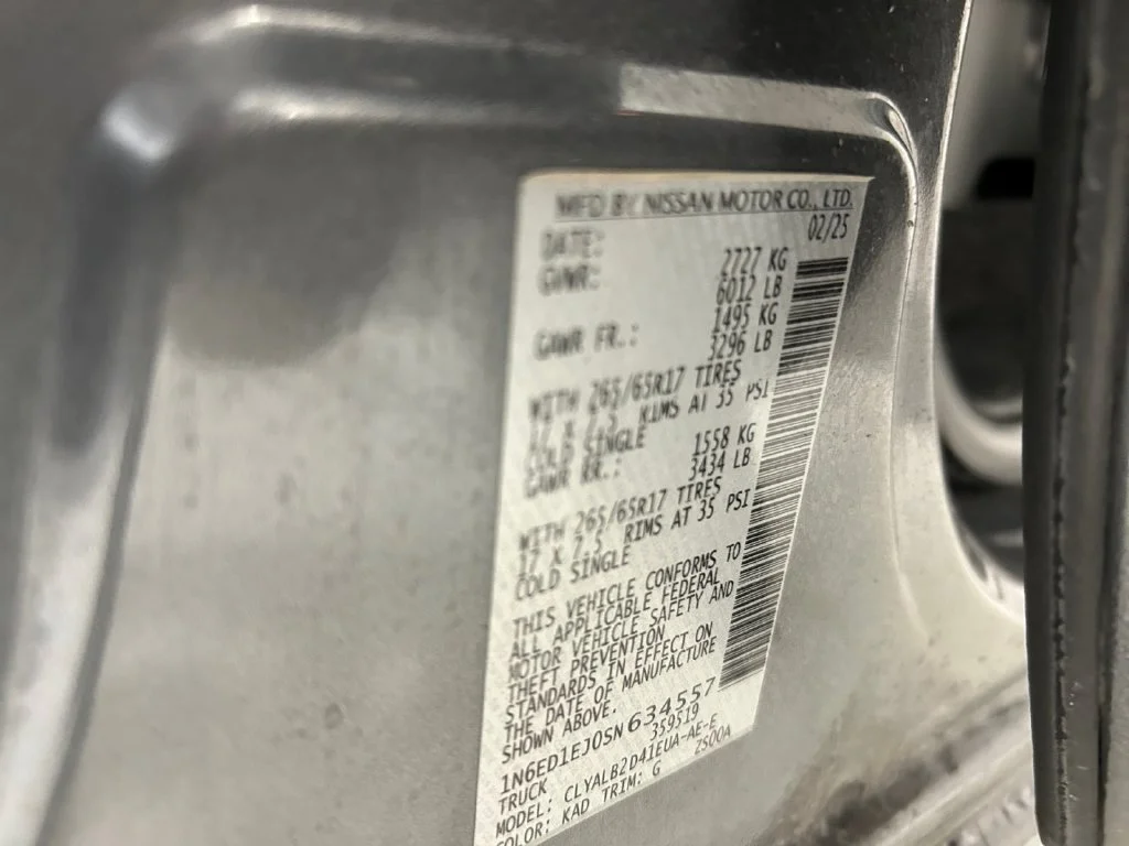 Used 2025 Gray Nissan SV image 20