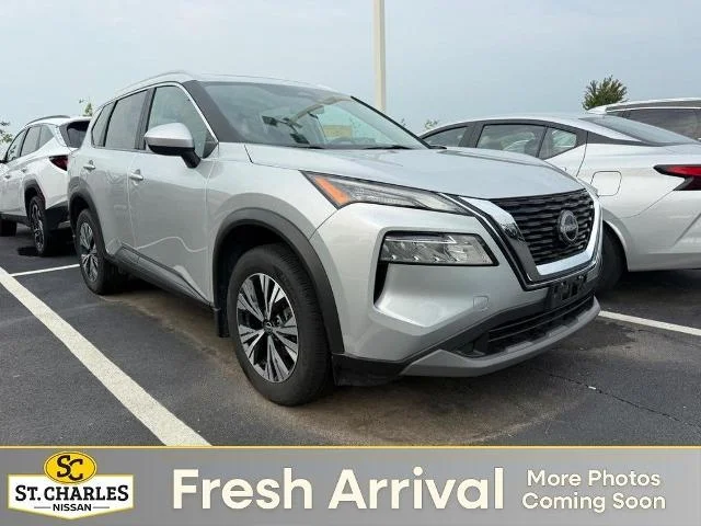 Certified Used 2023 Brilliant Silver Metallic Nissan SV image 1