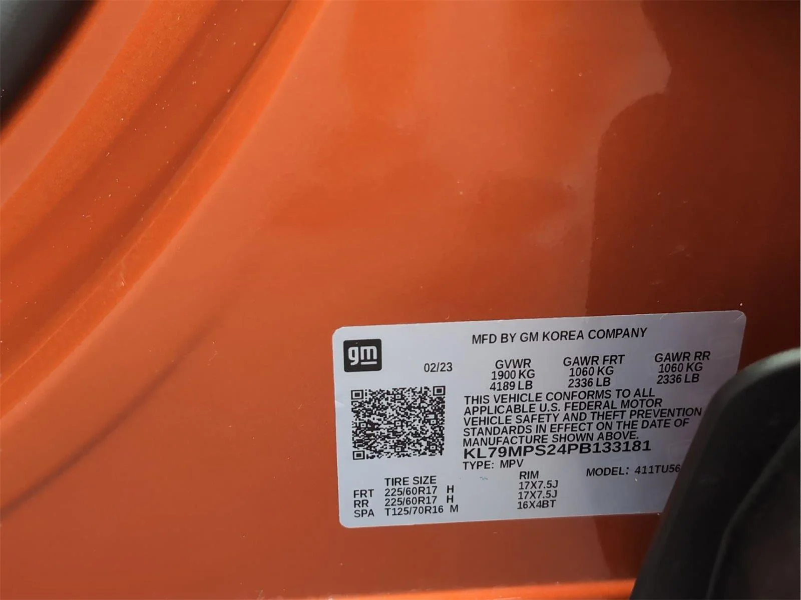 Used 2023 Vivid Orange Metallic Chevrolet LT image 10