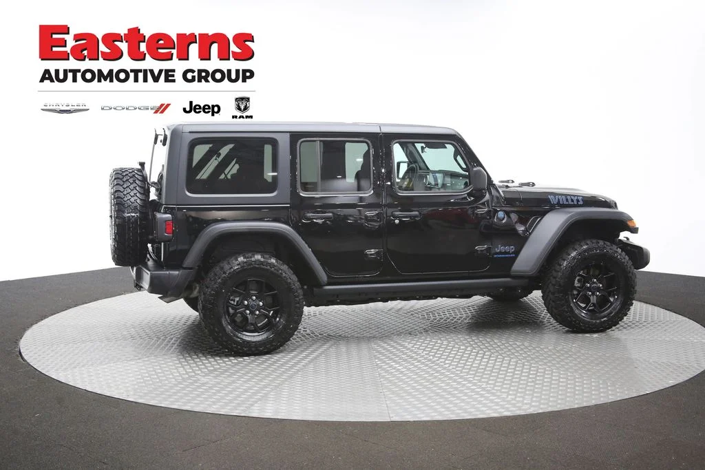 Used 2025 Black Jeep Willys 4xe image 44