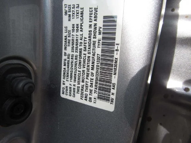 Used 2017 Lunar Silver Metallic Honda LX image 6