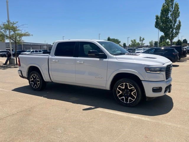 Used 2025 Bright White Clearcoat Ram Laramie image 1