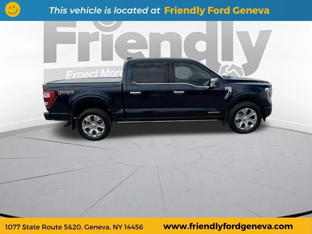 Used 2023 Blue Ford Platinum image 4
