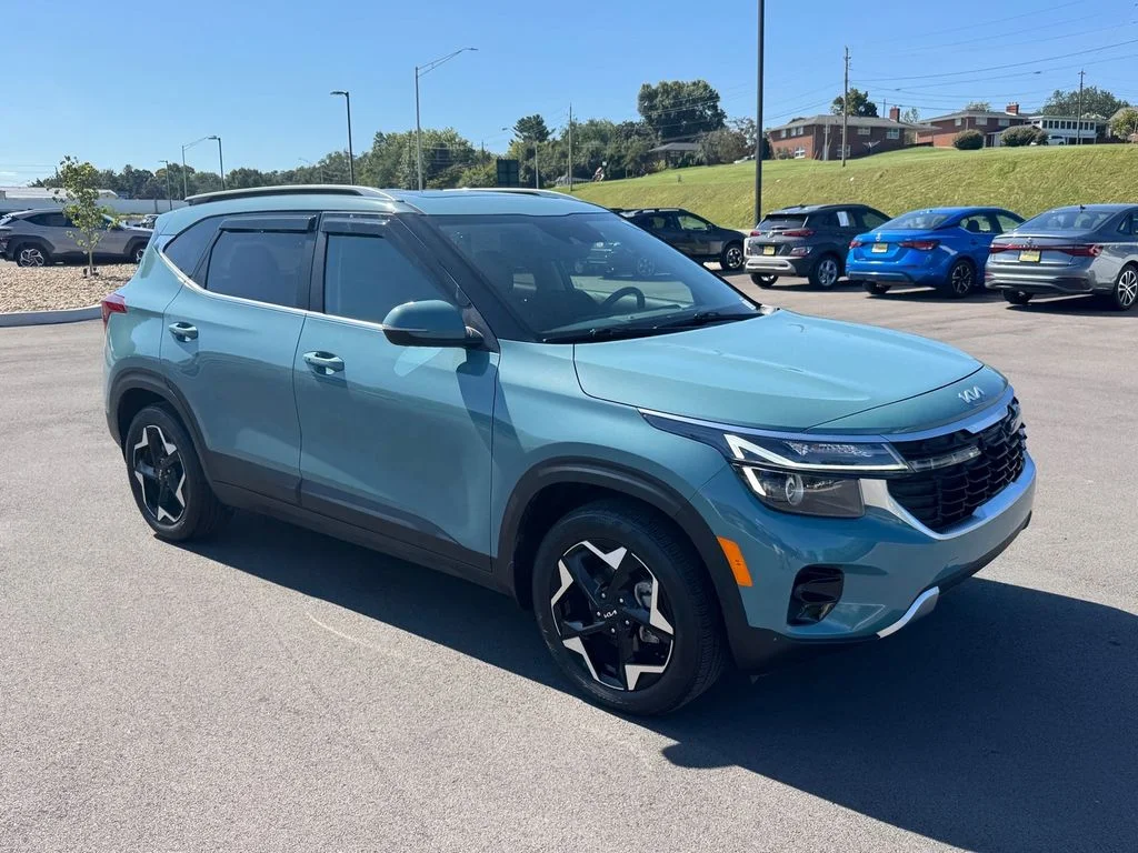 Used 2025 Blue Kia EX image 2