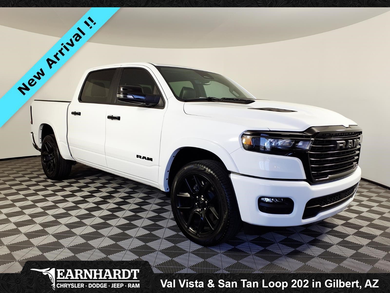 Used 2025 Bright White Clearcoat Ram Laramie image 3
