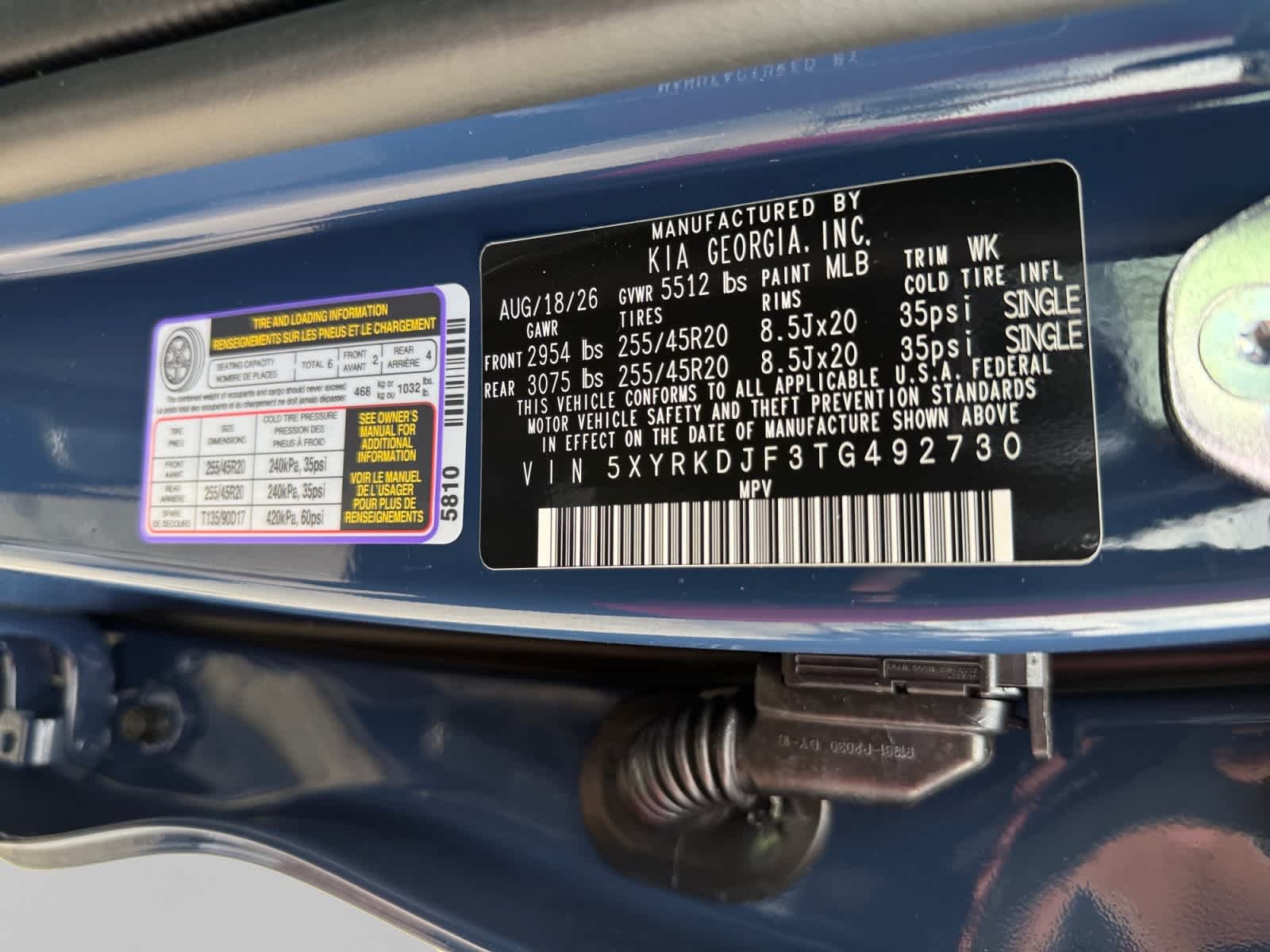 New 2026 Midnight Lake Blue Kia X-Line SX AWD image 25