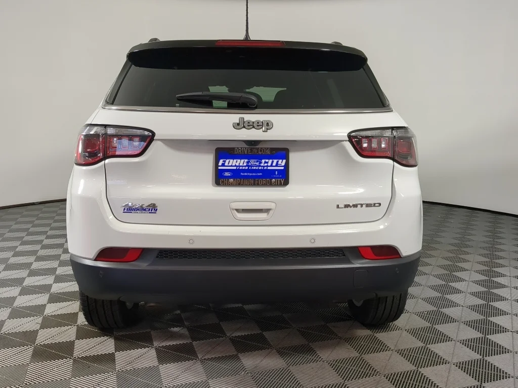 Used 2025 Bright White Clearcoat Jeep Limited image 8