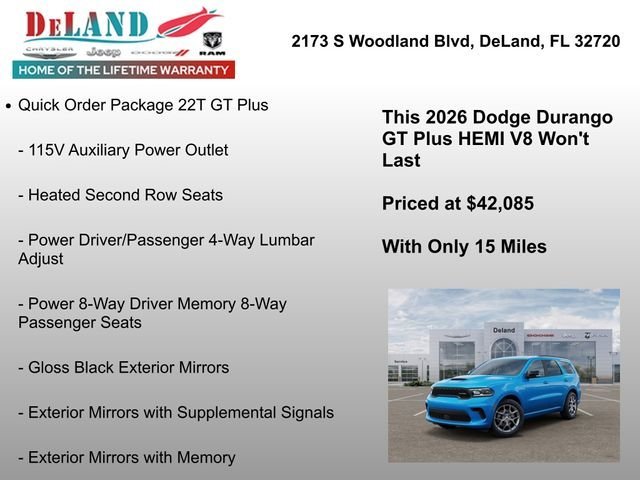 New 2026 B5 Blue Exterior Paint Dodge GT Plus HEMI V8 image 12