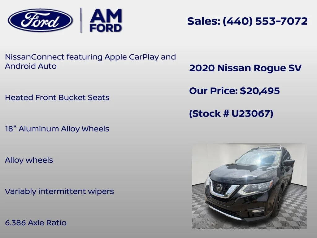 Certified Used 2020 Magnetic Black Nissan SV image 36