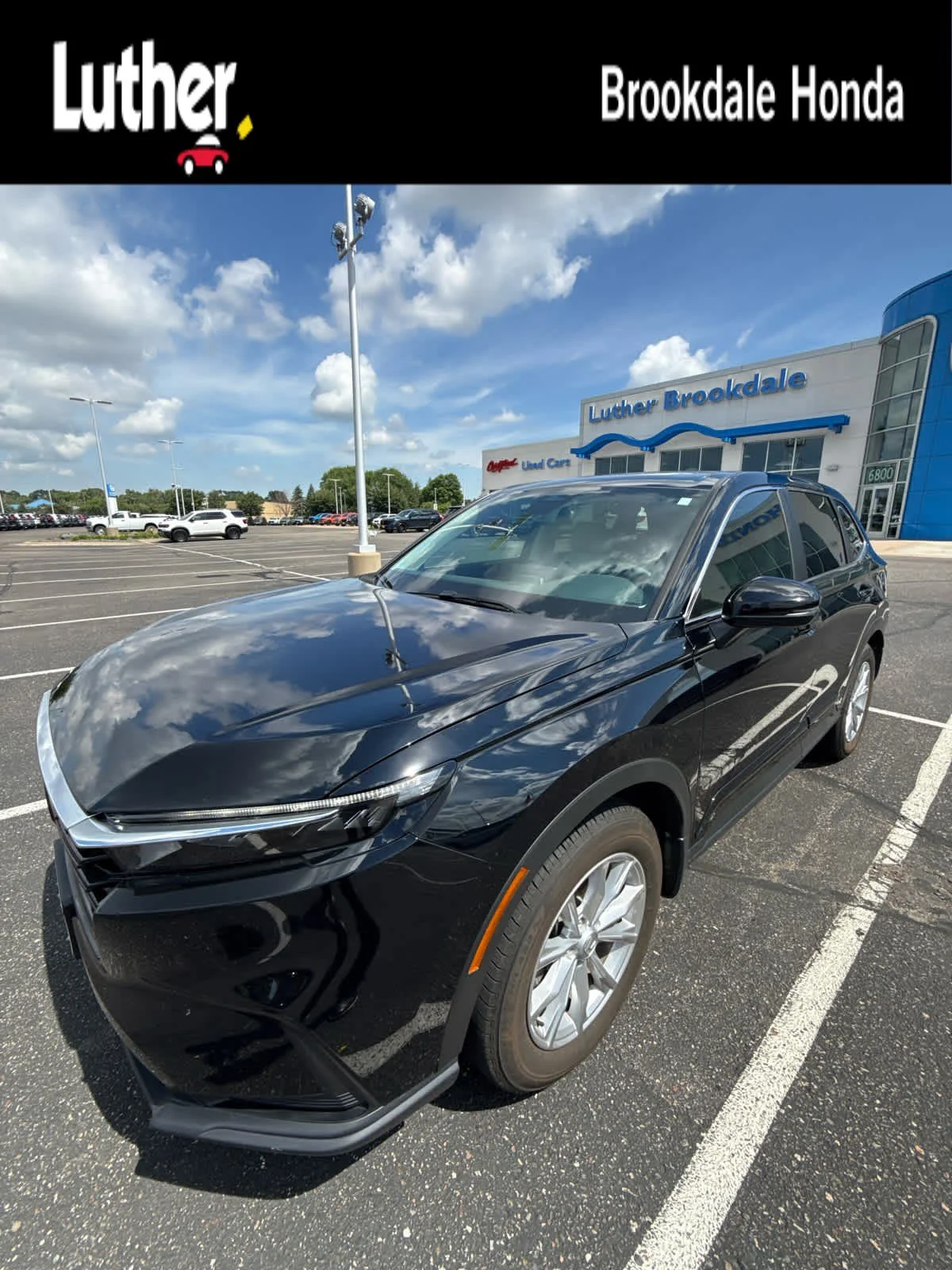Used 2024 Crystal Black Pearl Honda EX image 1