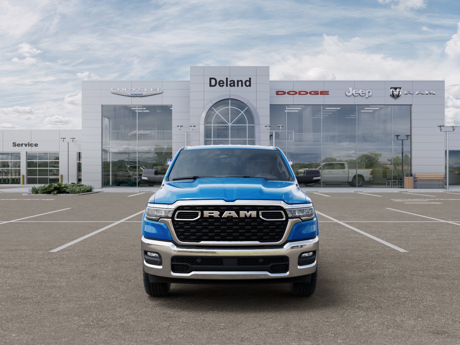 New 2026 Hydro Blue Pearl-Coat Exterior Paint RAM Big Horn/Lone Star image 38