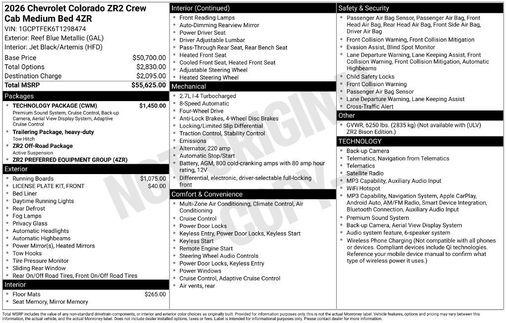 2026 Chevrolet Colorado ZR2 - Photo 39