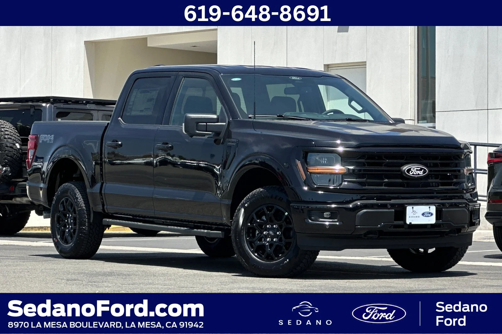 New 2026 Agate Black Metallic Ford XLT image 1